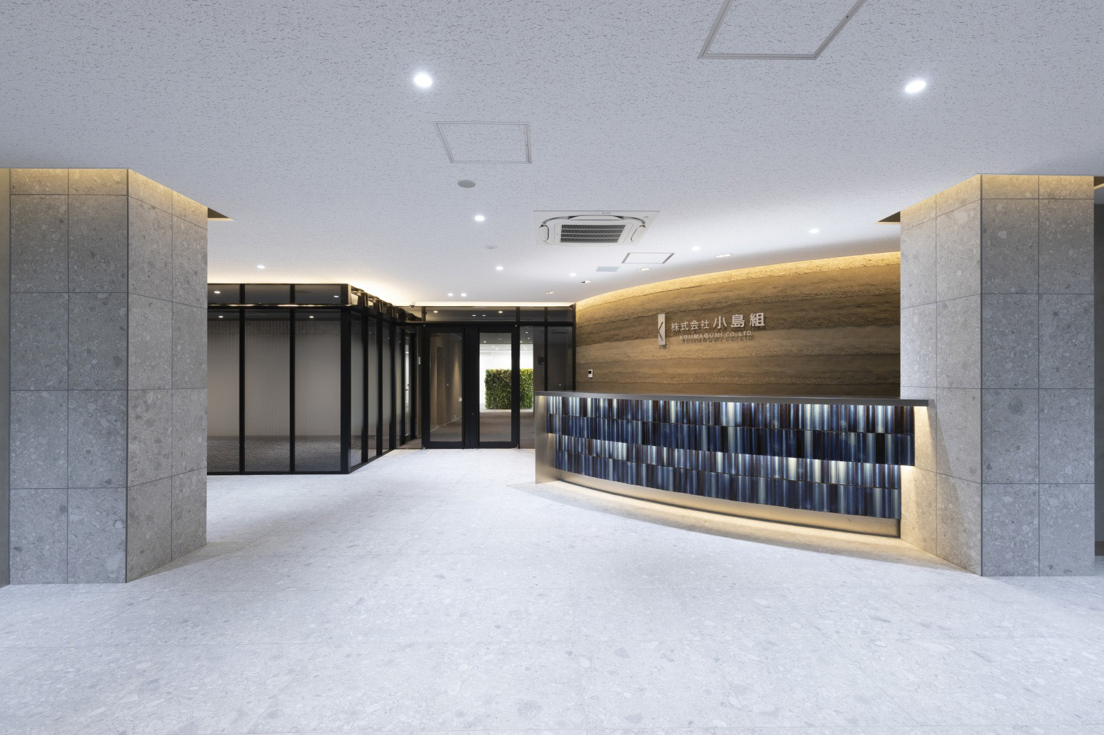 株式会社小島組の本社受付